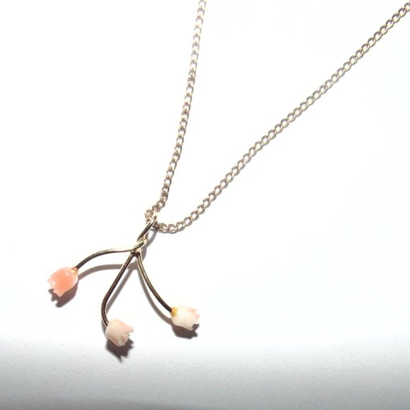 CORAL  NECKLACE - Picture 1 of 5